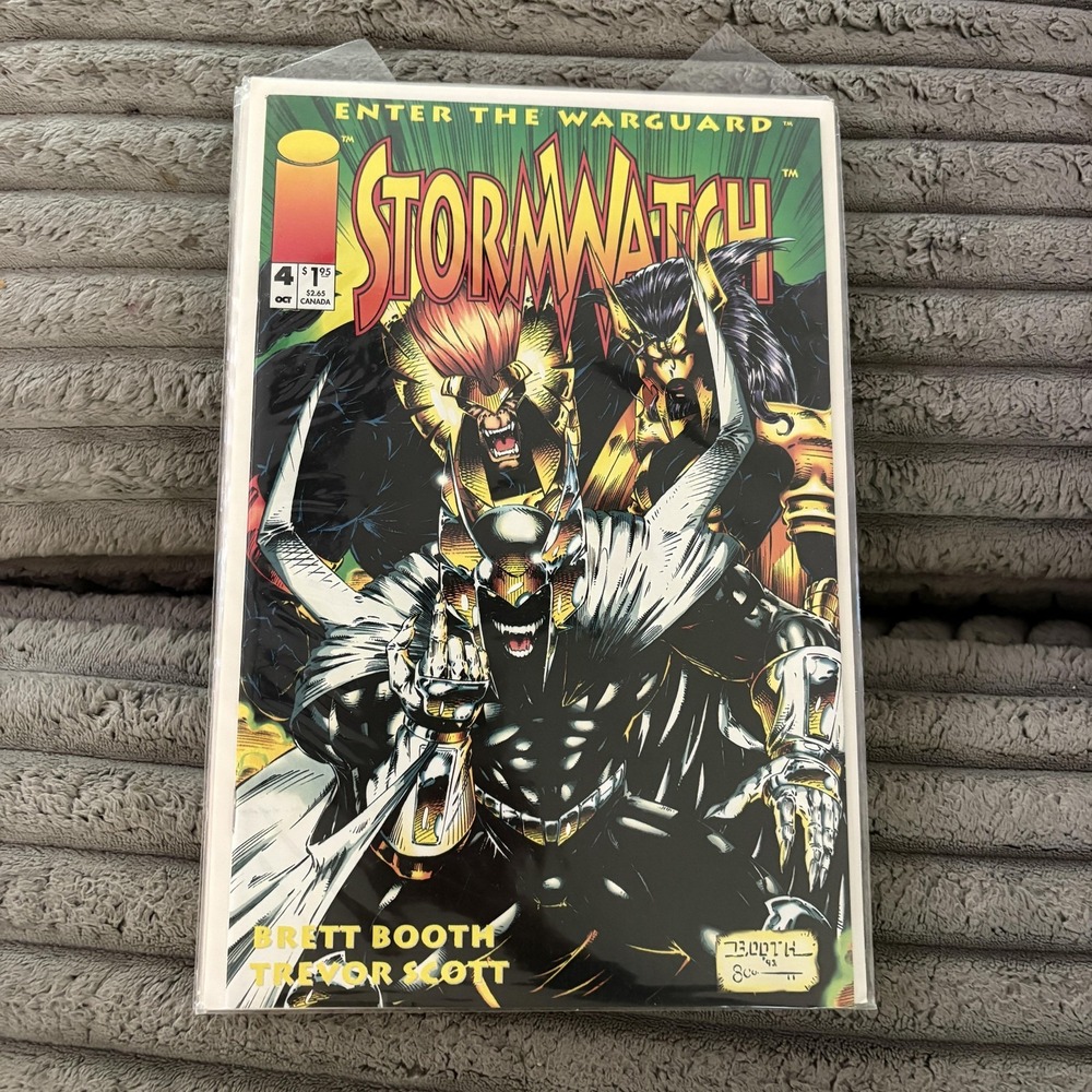 Stormwatch Image Comics #4 1993 Warguard Brett Booth Modern Age Color Comic Book